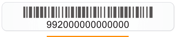 Microchip ID Number Sticker